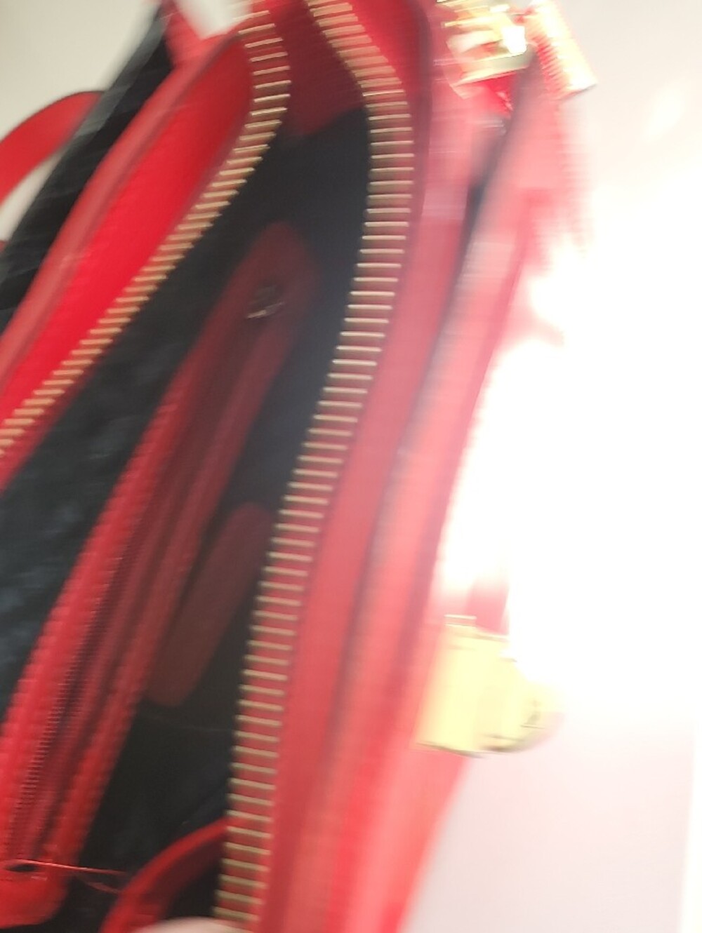 Steve Madden Red Crossbody Bag with Gold Hardware - Picture 4 of 8